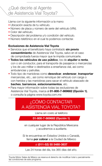 Asistencia vial Toyota – Centro de atención digital Dalton