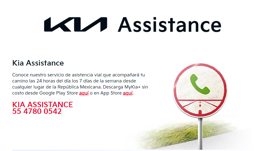 Asistencia vial Kia Centro de atención digital Dalton